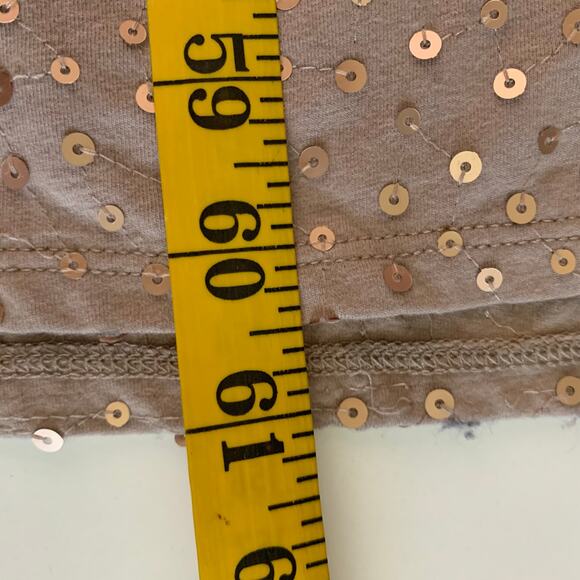 GARNET HILL Dress‎ Medium Knit Maxi Sequin Crossover Bust Elastic Waist Leg Slit - Picture 14 of 14